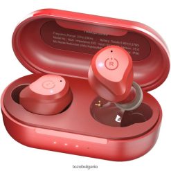 червен TOZO nc9 слушалки 060L4Z11